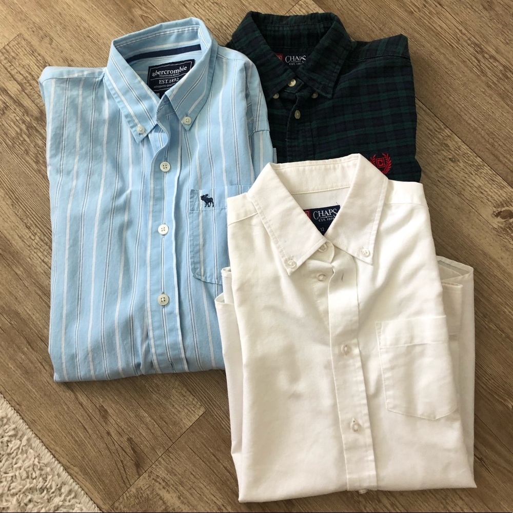 (3 shirts) Boys dress shirt bundle